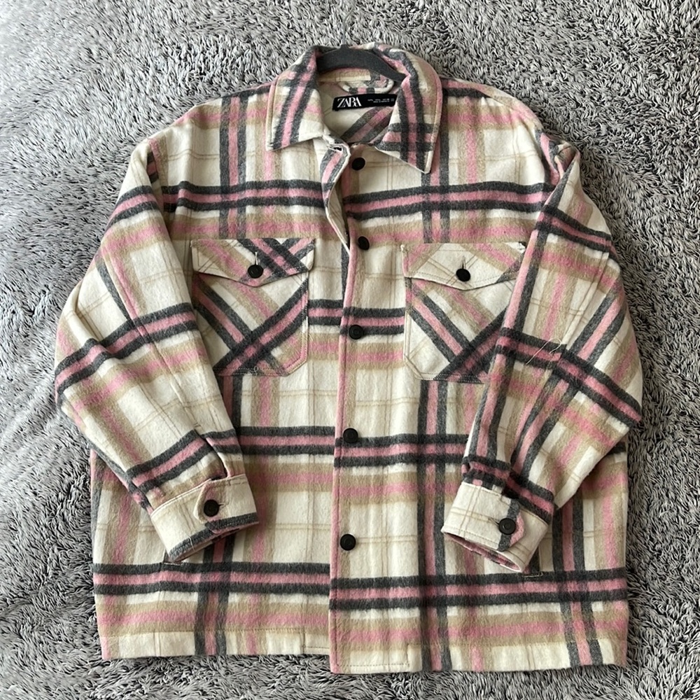 zara shacket